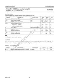 TDA9965HL/C3 Datasheet Page 6