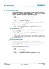 TDA9981BHL/8/C1;55 Datasheet Page 8