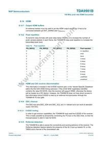 TDA9981BHL/8/C1;55 Datasheet Page 21