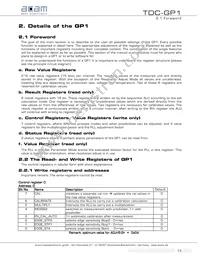 TDC-GP1 Datasheet Page 13