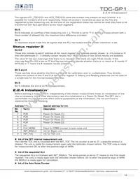 TDC-GP1 Datasheet Page 18