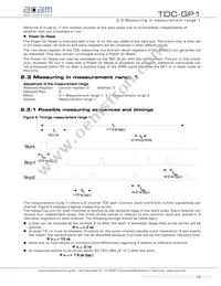 TDC-GP1 Datasheet Page 19