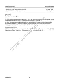 TDF5140AP/C1 Datasheet Page 18