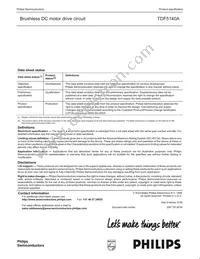 TDF5140AP/C1 Datasheet Page 19