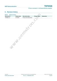 TDF8546J/N2ZU Datasheet Page 18