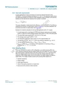 TDF8590TH/N1S Datasheet Page 17