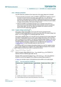 TDF8591TH/N1S Datasheet Page 8