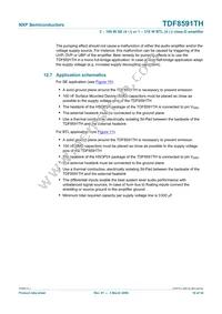 TDF8591TH/N1S Datasheet Page 18