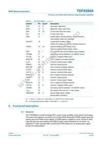 TDF8599ATH/N2/S6CY Datasheet Page 5