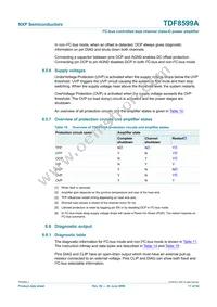 TDF8599ATH/N2/S6CY Datasheet Page 17