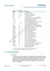 TDF8599ATH/N2CY Datasheet Page 5