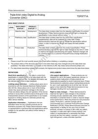 TDF8771AH/C1 Datasheet Page 17