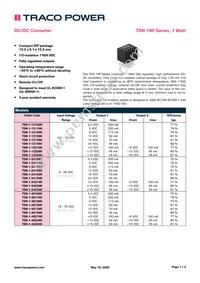 TDN 1-4822WI Datasheet Cover