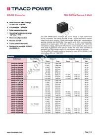 TDN 5-4823WISM Datasheet Cover