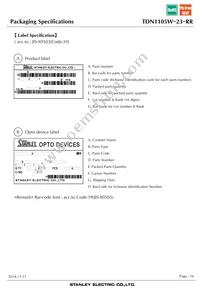 TDN1105W-23-RR Datasheet Page 16