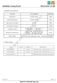 TDN1105W-23-RR Datasheet Page 22