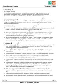 TDN3803X-2B0 Datasheet Page 13