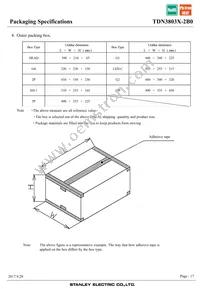 TDN3803X-2B0 Datasheet Page 17