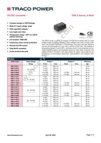 TDR 3-4823SM Datasheet Cover