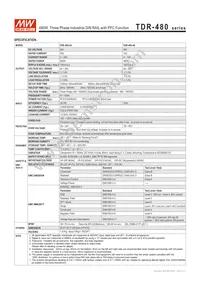 TDR-480-48 Datasheet Page 2