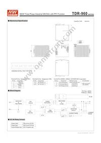 TDR-960-48 Datasheet Page 2