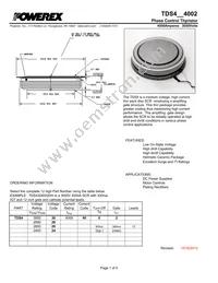 TDS4264002DH Datasheet Cover