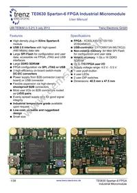 TE0630-01IV Datasheet Cover