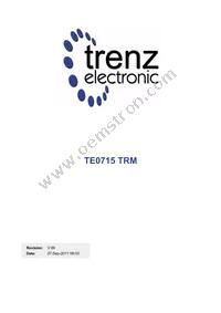 TE0715-04-15-1I3 Datasheet Cover