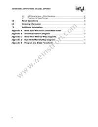 TE28F160B3BD70A Datasheet Page 4