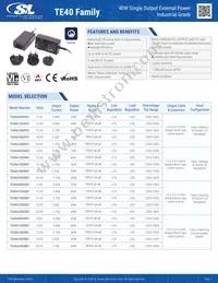 TE40A1802B01 Datasheet Cover