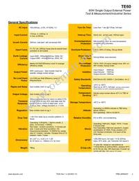 TE60A1603F01 Datasheet Page 2