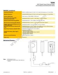 TE60A1603F01 Datasheet Page 3