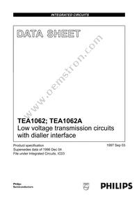 TEA1062AT/C4 Datasheet Cover