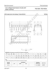 TEA1062AT/C4 Datasheet Page 23