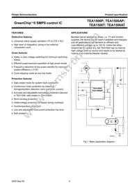 TEA1506AT/N1 Datasheet Page 2