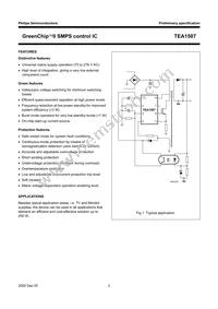 TEA1507P/N1 Datasheet Page 2