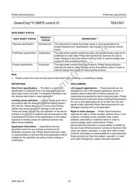 TEA1507P/N1 Datasheet Page 18