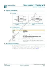 TEA1532P/N1 Datasheet Page 4