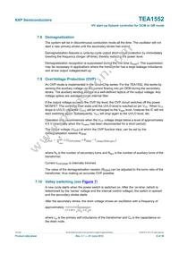 TEA1552T/N1 Datasheet Page 8
