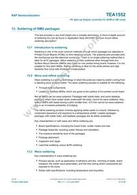 TEA1552T/N1 Datasheet Page 21