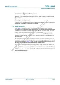TEA1553T/N1 Datasheet Page 11