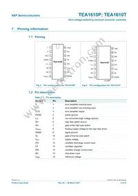 TEA1610T/N6 Datasheet Page 4