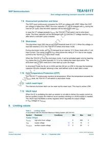 TEA1611T/N1 Datasheet Page 9