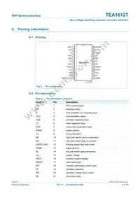 TEA1612T/N1 Datasheet Page 4