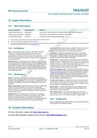 TEA1612T/N1 Datasheet Page 18