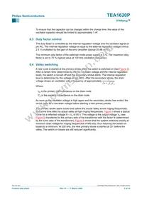TEA1620P/N1 Datasheet Page 5