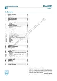 TEA1620P/N1 Datasheet Page 16