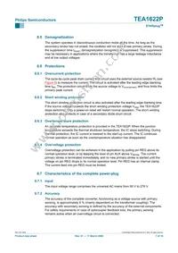 TEA1622P/N1 Datasheet Page 7