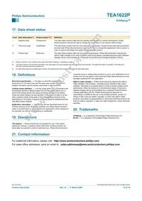 TEA1622P/N1 Datasheet Page 15