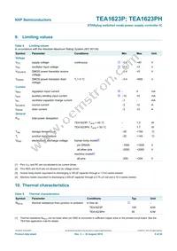 TEA1623PH/N1 Datasheet Page 9